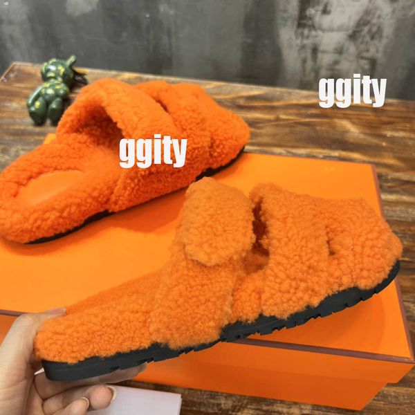 wool chypre h slippers designer oran sandals fur plush leather slides classic flat fahion women classic shoes quality size 35-41, Black
wool chypre h slippers designer oran sandals fur plush leather slides classic flat fahion women classic shoes quality size 35-41, Black