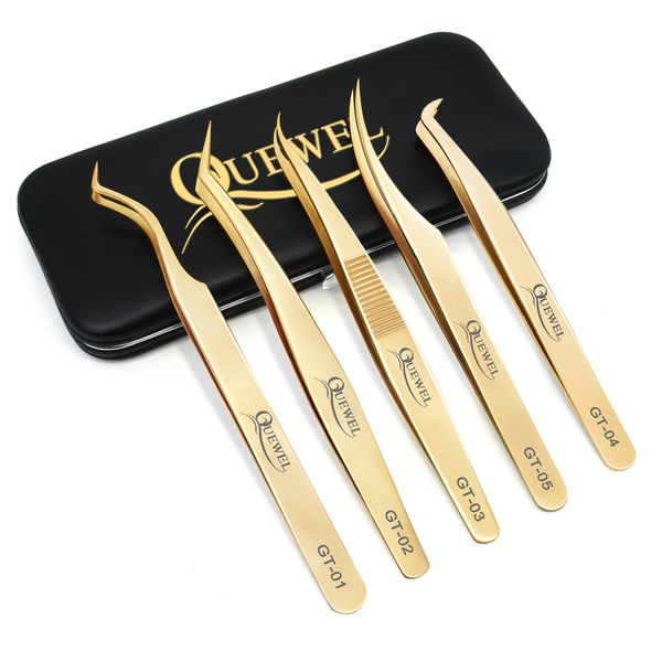 makeup tools quewel 5pcs professional eyelash tweezers stainless steel volume lashes antistatic excellent clre 230801
makeup tools quewel 5pcs professional eyelash tweezers stainless steel volume lashes antistatic excellent clre 230801