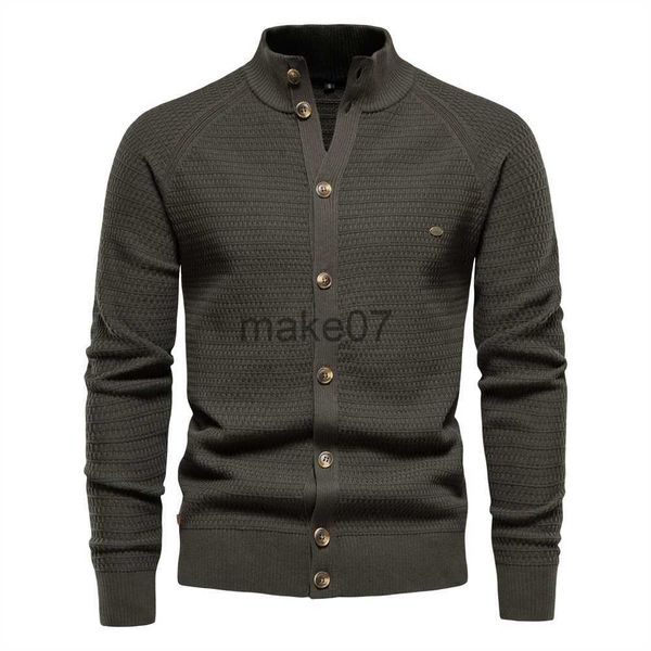 men's sweaters aiopeson knitted mens cardigan cotton button mock neck sweater for men new winter fashion designer cardigans men j230802, White;black
men's sweaters aiopeson knitted mens cardigan cotton button mock neck sweater for men new winter fashion designer cardigans men j230802, White;black