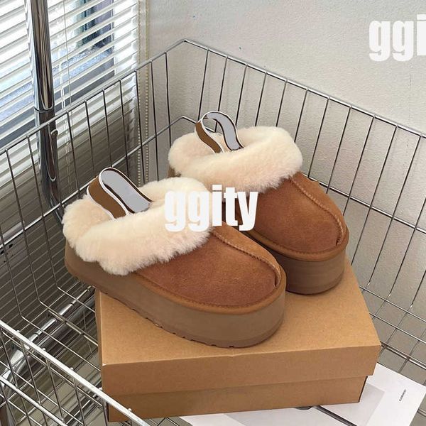 classic australian platform slipper designer winter fur slippers fluffy slides chestnut elastic band thick bottom real leather australia sno, Black
classic australian platform slipper designer winter fur slippers fluffy slides chestnut elastic band thick bottom real leather australia sno, Black
