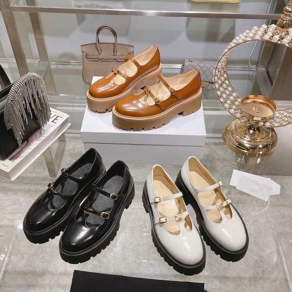 2023 bulky triomphe women dress shoe real leather platform shoes casual loafers margaret platform thick bottoms loafer england style mary ja, Black
2023 bulky triomphe women dress shoe real leather platform shoes casual loafers margaret platform thick bottoms loafer england style mary ja, Black