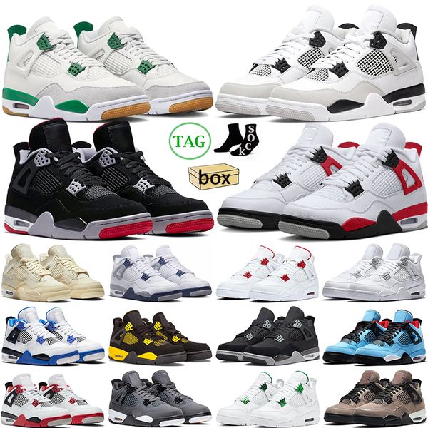 jumpman 4 4s basketball shoes for men women military black cat university blue pine green red thunder outdoor sneakers sports trainers, White;red
jumpman 4 4s basketball shoes for men women military black cat university blue pine green red thunder outdoor sneakers sports trainers, White;red