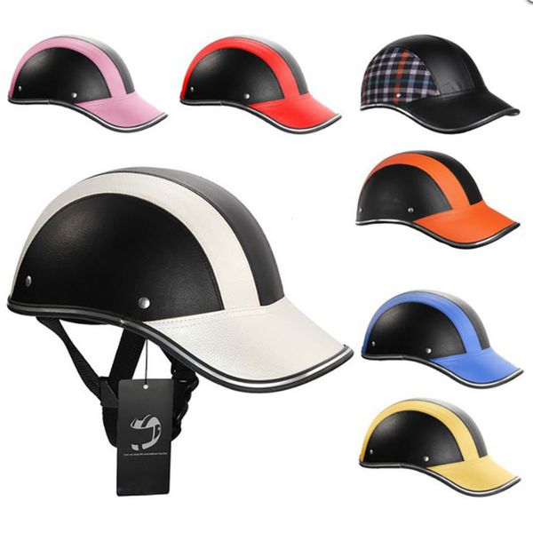 Image of Cycling Helmets Adjustable Bicycle Motorcycle Helmet Baseball Cap MTB Skateboard Mountain Scooter Bike for Men Women 230801
