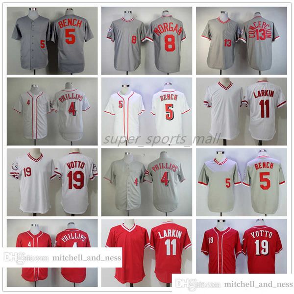 vintage movie baseball wears jersey 4 brandon phillips 13 dave concepcion5 johnny bench 8 joe morgan 11 barry larkin 19 joey votto jerseys 1, Blue;black
vintage movie baseball wears jersey 4 brandon phillips 13 dave concepcion5 johnny bench 8 joe morgan 11 barry larkin 19 joey votto jerseys 1, Blue;black