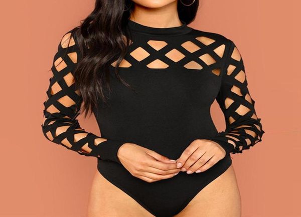 black cutout bodysuit women body suit hollow out long sleeve jumpsuit romper 2020 club bodysuits catsuit j9629450, Black;white
black cutout bodysuit women body suit hollow out long sleeve jumpsuit romper 2020 club bodysuits catsuit j9629450, Black;white