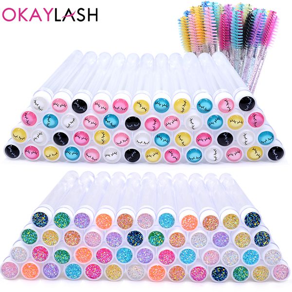 makeup tools 50pcslot reusable eyelash mascara wand tube wholesale false lashes brush comb clean case lash spoolie applicator container bulk
makeup tools 50pcslot reusable eyelash mascara wand tube wholesale false lashes brush comb clean case lash spoolie applicator container bulk