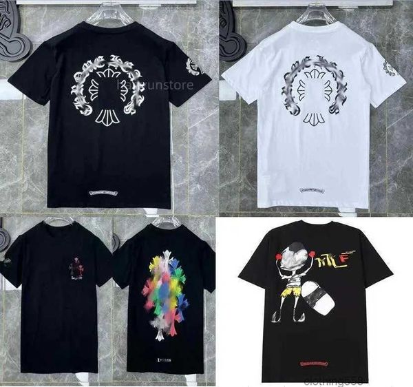 2023 classics mens t shirts heart brand crew neck chromes short sleeves tees ch t-shirts sweater casual horseshoe sanskrit cross print, White;black
2023 classics mens t shirts heart brand crew neck chromes short sleeves tees ch t-shirts sweater casual horseshoe sanskrit cross print, White;black
