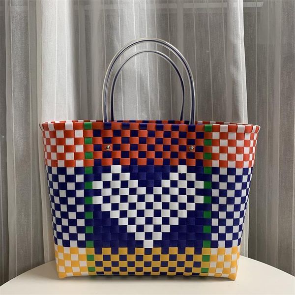 evening bags women colorful tote bag fashion woven hand bag portable basket bag leisure beach retro bags pvc love bag large capacity 230801
evening bags women colorful tote bag fashion woven hand bag portable basket bag leisure beach retro bags pvc love bag large capacity 230801