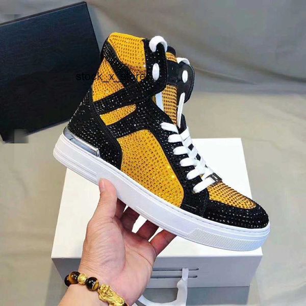 casual color plein shoes philipps lace-up men sneakers 's mixed men high-cut 's style3 shoes race runner, Black
casual color plein shoes philipps lace-up men sneakers 's mixed men high-cut 's style3 shoes race runner, Black