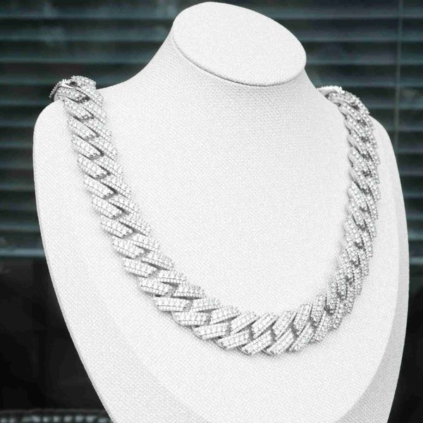 custom cubic zirconia 20mm iced out miami cuban link chain 925 silver 14k gold plated necklace hip hop jewelry for men
custom cubic zirconia 20mm iced out miami cuban link chain 925 silver 14k gold plated necklace hip hop jewelry for men