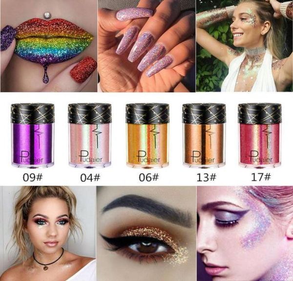 pudaier eyes glitter holographic eyeshadow glamorous diamonds blaze shimmer pigment eye shadow festival party makeup9104526
pudaier eyes glitter holographic eyeshadow glamorous diamonds blaze shimmer pigment eye shadow festival party makeup9104526