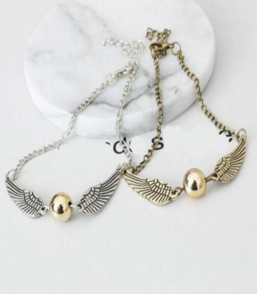 20pcs vintage golden snitch pocket charms bracelet bangle wings cintage wristband fine jewelry bracelet for women girls bijoux ac71913414, Golden;silver
20pcs vintage golden snitch pocket charms bracelet bangle wings cintage wristband fine jewelry bracelet for women girls bijoux ac71913414, Golden;silver