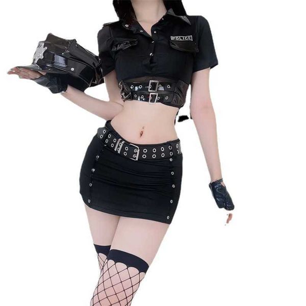 new fun lingerie police uniform temptation set secretary short skirt passionate suit, Black;white
new fun lingerie police uniform temptation set secretary short skirt passionate suit, Black;white