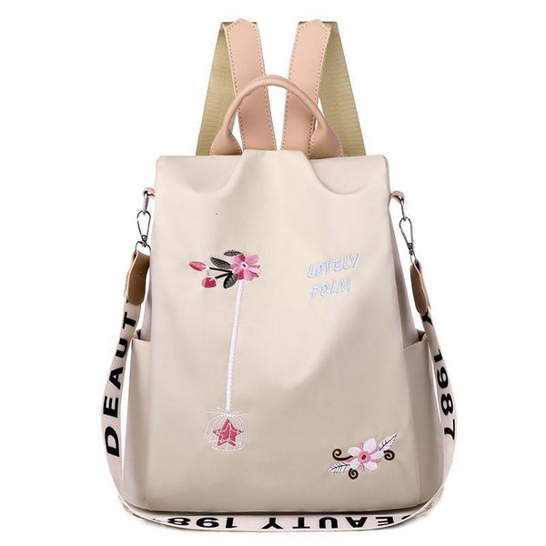 school bags waterproof oxford women backpack fashion casual embroidery bag designer female large capacity travel handbag shopping knaps 2308
school bags waterproof oxford women backpack fashion casual embroidery bag designer female large capacity travel handbag shopping knaps 2308