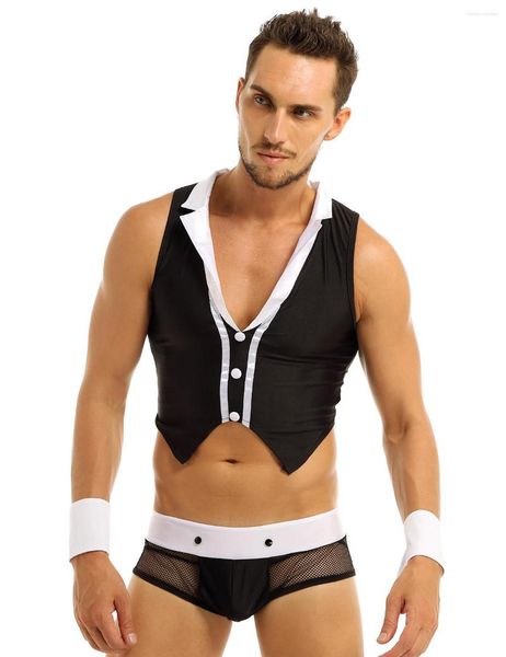 mens maid role play costume outfits boxer underwear with collar handcuffs lingerie set coustume outfit set, Black;white
mens maid role play costume outfits boxer underwear with collar handcuffs lingerie set coustume outfit set, Black;white