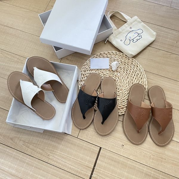 women leather slippers designer womens pool slides thong sandals with embossed triomphe flip flops luxury ce slipper lins tan flat summer be, Black
women leather slippers designer womens pool slides thong sandals with embossed triomphe flip flops luxury ce slipper lins tan flat summer be, Black