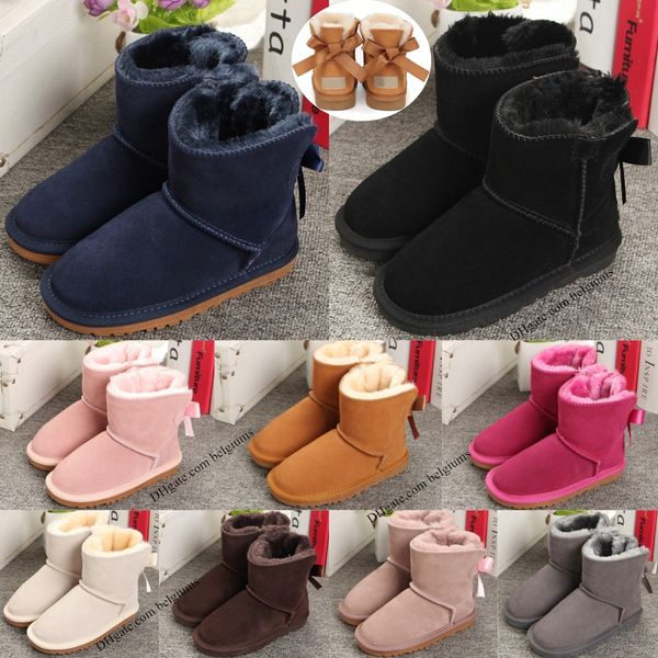kids bows australia bailey classic boots uggi shoes girls designer children sneaker kid shoe winter toddler mini wggs warm snow walking boot, Black;grey
kids bows australia bailey classic boots uggi shoes girls designer children sneaker kid shoe winter toddler mini wggs warm snow walking boot, Black;grey