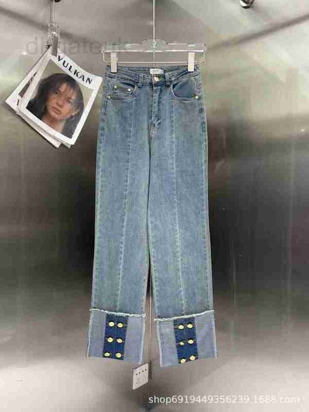 women's jeans designer summer new contrast curled straight tube with high waist slim fit, loose cigarette pants 3jet, Blue
women's jeans designer summer new contrast curled straight tube with high waist slim fit, loose cigarette pants 3jet, Blue