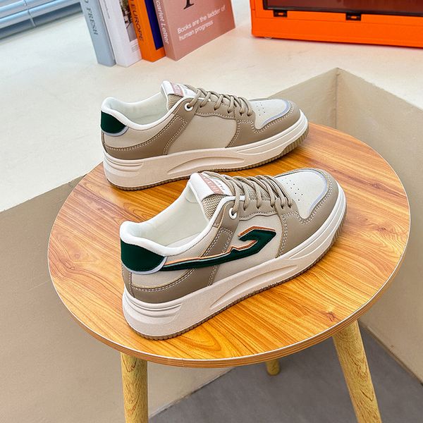 women casual shoes fashion leather platform designer sneakers woman girls beige green white outdoor womens lace-up flat sports trainerssize, Black
women casual shoes fashion leather platform designer sneakers woman girls beige green white outdoor womens lace-up flat sports trainerssize, Black
