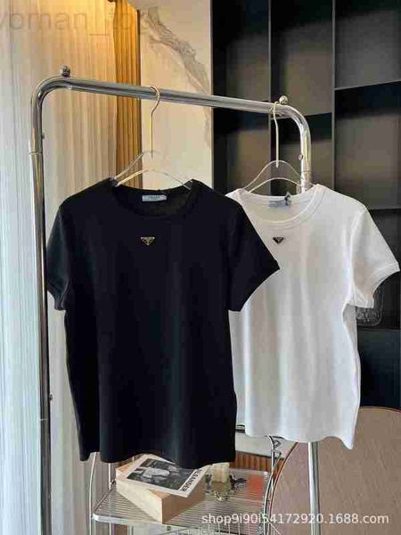 women's blouses & shirts designer p family 23 early spring new triangle round neck versatile short-sleeved t-shirt simple casual classi, White
women's blouses & shirts designer p family 23 early spring new triangle round neck versatile short-sleeved t-shirt simple casual classi, White