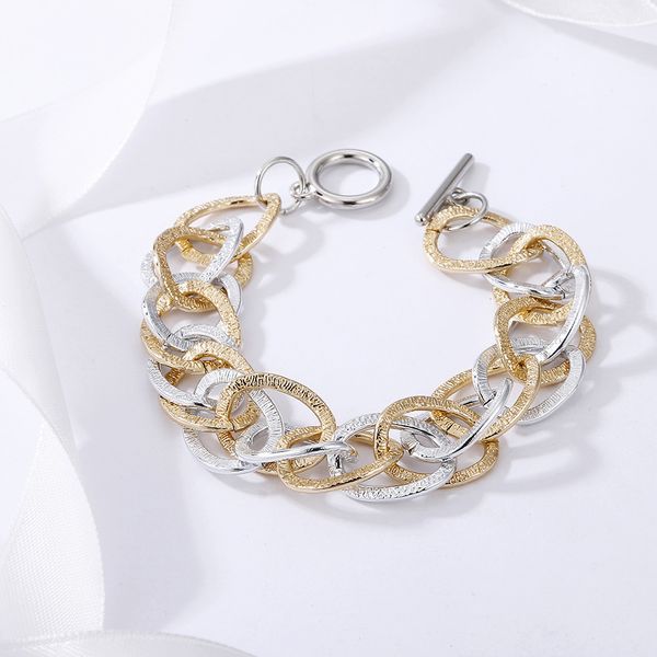 charm bracelets women classic gold sliver color bracelet multi layer matching chain for men making jewelry gift hollow 230802, Golden;silver
charm bracelets women classic gold sliver color bracelet multi layer matching chain for men making jewelry gift hollow 230802, Golden;silver