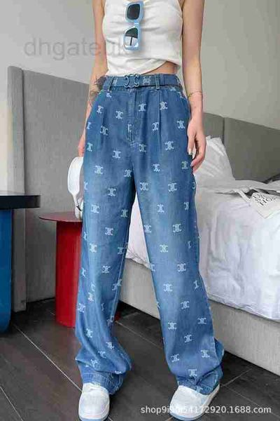 women's jeans designer summer new flocked wide leg tencel show casual length, fashionable versatile style a99j, Blue
women's jeans designer summer new flocked wide leg tencel show casual length, fashionable versatile style a99j, Blue