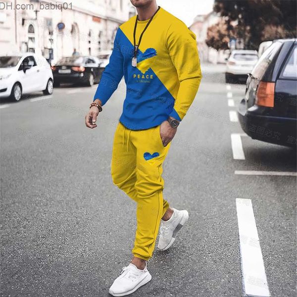men's tracksuits ukrainian style 3d printed men tracksuit long sleeve track and field sportswear t shirt pants two piece set casual ove, Gray
men's tracksuits ukrainian style 3d printed men tracksuit long sleeve track and field sportswear t shirt pants two piece set casual ove, Gray