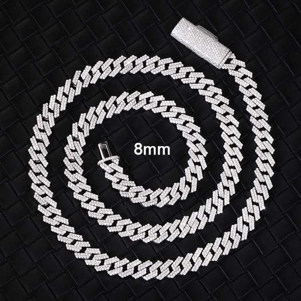 rts hiphop jewelry 8mm/10mm/12mm/13mm/14mm/15mm/20mm 2rows cuban chain s925 silver with vvs moissanite mens cuban link chain 
rts hiphop jewelry 8mm/10mm/12mm/13mm/14mm/15mm/20mm 2rows cuban chain s925 silver with vvs moissanite mens cuban link chain