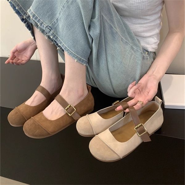 dress shoes 2023 spring retro cow suede mary janes flats shoe girls sweet round toe mori style genuine leather 230801, Black
dress shoes 2023 spring retro cow suede mary janes flats shoe girls sweet round toe mori style genuine leather 230801, Black