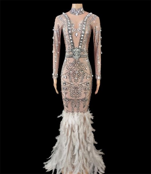 sparkly white feather tail dress women evening prom celebrity party birthday long dresses singer stage costume 2208122304550, Black;gray
sparkly white feather tail dress women evening prom celebrity party birthday long dresses singer stage costume 2208122304550, Black;gray