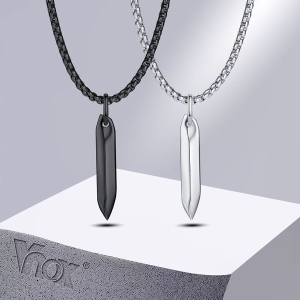 pendant necklaces vnox simple nail for men boys anti allergy stainless steel threedimensional geometric collar gifts him 230801, Silver
pendant necklaces vnox simple nail for men boys anti allergy stainless steel threedimensional geometric collar gifts him 230801, Silver