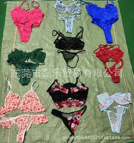 women's fun underwear miscellaneous set split one piece lingerie, Black;white