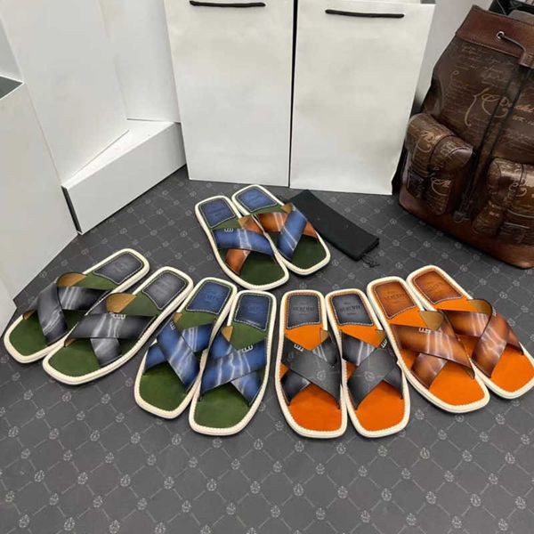 elio slipper sandals venezia leather printed summer shoes designer slippers sandals mens printed slides flat shoes summer outdoor flip-flops, Black
elio slipper sandals venezia leather printed summer shoes designer slippers sandals mens printed slides flat shoes summer outdoor flip-flops, Black