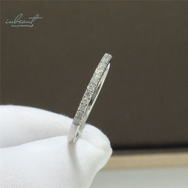 wedding rings inbeaut classic 925 silver excellent cut 0 2 ct pass diamond test d color band ring for women fine jewelry 230802, Slivery;golden
wedding rings inbeaut classic 925 silver excellent cut 0 2 ct pass diamond test d color band ring for women fine jewelry 230802, Slivery;golden