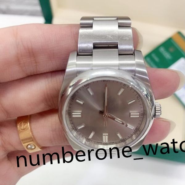 original box paper waterproof watch 116000 36mm asia 2813 mechanical automatic silver stainless steel bracelet luxury mens watches montre de, Slivery;brown
original box paper waterproof watch 116000 36mm asia 2813 mechanical automatic silver stainless steel bracelet luxury mens watches montre de, Slivery;brown