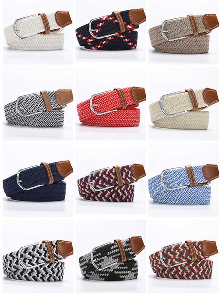 elastic striped braided belt ladies luxury fashion casual versatile jeans pin buckle nylon tactics belt goth boho korean girdle, Black
elastic striped braided belt ladies luxury fashion casual versatile jeans pin buckle nylon tactics belt goth boho korean girdle, Black