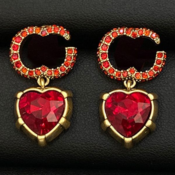 retro sparkling dangle earrings heart ruby diamonds gold set luxury gorgeous eardrops ladies vintage party jewelry, Silver
retro sparkling dangle earrings heart ruby diamonds gold set luxury gorgeous eardrops ladies vintage party jewelry, Silver