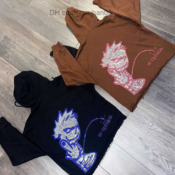 men's hoodies sweatshirts grunge rhinestones aesthetics print pullover hoodie men's and women's outerwear sweater y2k hoodie, Black
men's hoodies sweatshirts grunge rhinestones aesthetics print pullover hoodie men's and women's outerwear sweater y2k hoodie, Black