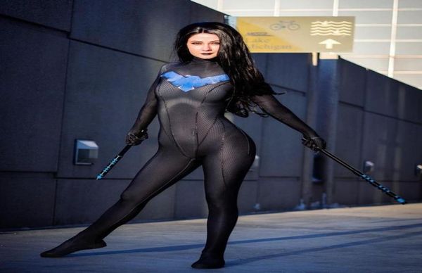3d printed woman nightwing cosplay costume adults kids female zentai halloween girls bodysuit7948353, Black;red
3d printed woman nightwing cosplay costume adults kids female zentai halloween girls bodysuit7948353, Black;red
