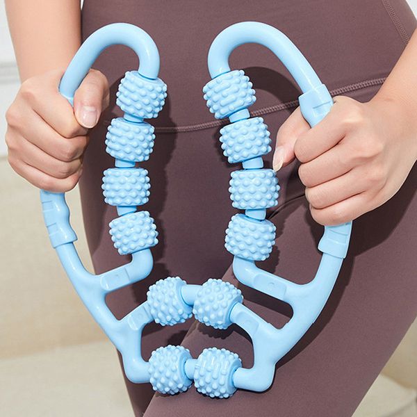 leg massagers annular clamp massager relaxing plastic roller bar yoga four wheel 230802
leg massagers annular clamp massager relaxing plastic roller bar yoga four wheel 230802
