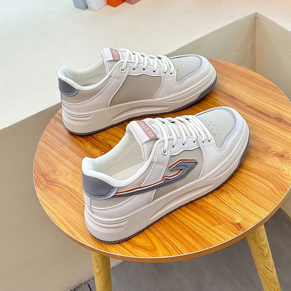 women casual shoes fashion leather platform designer sneakers woman girls beige green white outdoor lace-up flat sports trainers size 36-41, Black
women casual shoes fashion leather platform designer sneakers woman girls beige green white outdoor lace-up flat sports trainers size 36-41, Black