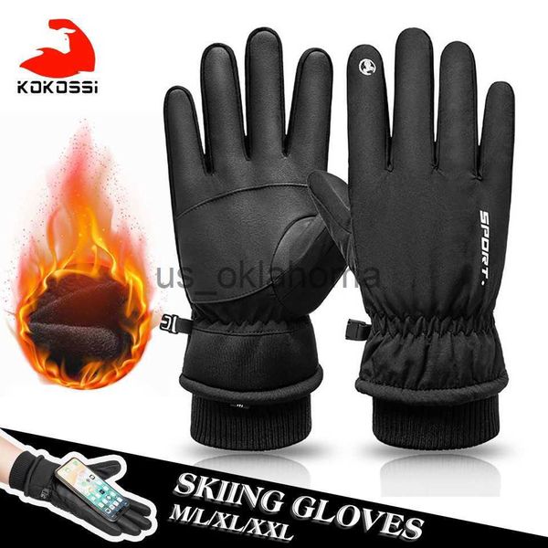 ski gloves kokossi winter warmth fleece lining snowboarding ski gloves men women snow mittens waterproof antislip skiing cycling gloves j230
ski gloves kokossi winter warmth fleece lining snowboarding ski gloves men women snow mittens waterproof antislip skiing cycling gloves j230