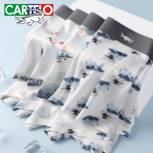 underpants cartelo men ice silk boxers antibacterial breathable underwear ink wash not stained male panties bright belt summer shorts 230802, Black;white
underpants cartelo men ice silk boxers antibacterial breathable underwear ink wash not stained male panties bright belt summer shorts 230802, Black;white