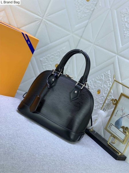 2023 new 10a fashion luxury alma bb luxury women's shoulder bag jacquard shoulder strap leather handbag shell wallet women's makeu, Black
2023 new 10a fashion luxury alma bb luxury women's shoulder bag jacquard shoulder strap leather handbag shell wallet women's makeu, Black