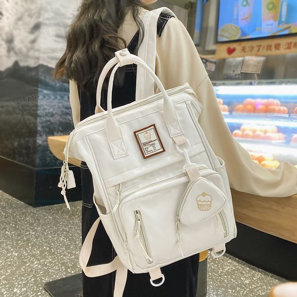 school bags joypessie fashion women backpack high student bookbag bag for teenage girls boy travel waterproof black mochilas 230801
school bags joypessie fashion women backpack high student bookbag bag for teenage girls boy travel waterproof black mochilas 230801