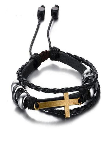 leather bracelet cross religious christian vintage brown gold alloy multi rope wrap bangle adjustable3794309, Golden;silver
leather bracelet cross religious christian vintage brown gold alloy multi rope wrap bangle adjustable3794309, Golden;silver