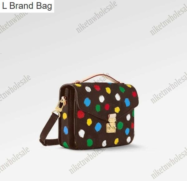 l bag yk pochette shoulder bags designer 3d painted dots print s-lock luxurious handbag monograms leather shoulder bag ladies cross body wal, Black
l bag yk pochette shoulder bags designer 3d painted dots print s-lock luxurious handbag monograms leather shoulder bag ladies cross body wal, Black