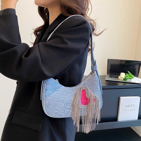 barbiecoress 2023 summer new women's bag niche design denim underarm bag tassel bag women's shoulder bag bags 230802
barbiecoress 2023 summer new women's bag niche design denim underarm bag tassel bag women's shoulder bag bags 230802