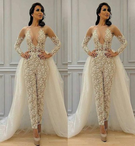 modest detachable skirt jumpsuit wedding dresses bridal gowns 2021 lace applique long sleeve elegant pant suit for women vestidos8930116, White
modest detachable skirt jumpsuit wedding dresses bridal gowns 2021 lace applique long sleeve elegant pant suit for women vestidos8930116, White