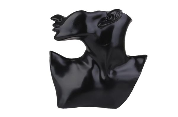 black resin mannequin necklace earring jewelry display bust stand holder new9154134
black resin mannequin necklace earring jewelry display bust stand holder new9154134